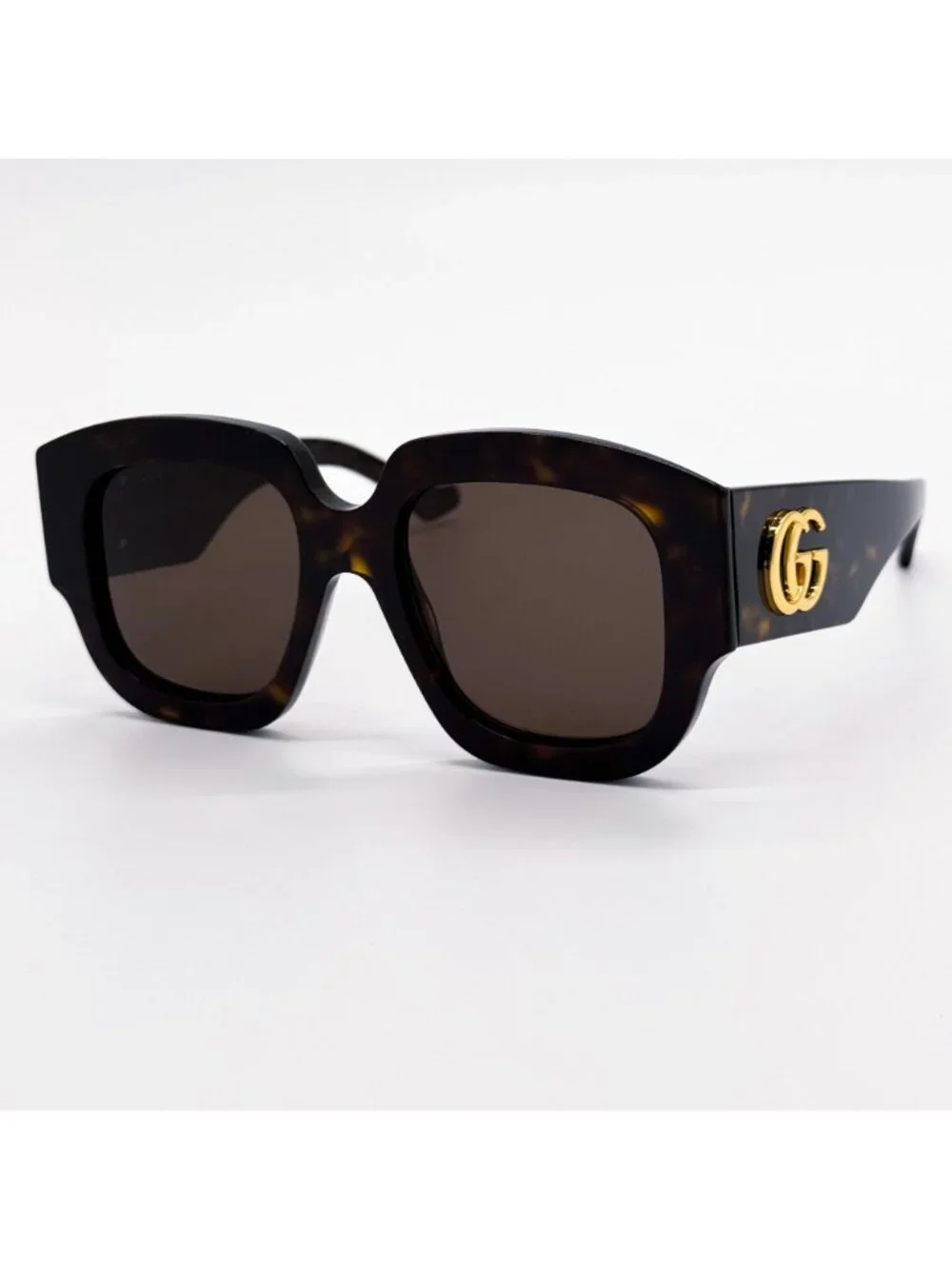 New Gucci Havana Brown Women Sunglasses GG1546S 002
